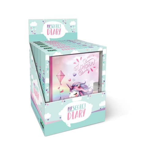 Diario dei segreti Lebez pretty Unicorn 3 soggetti assortiti 81129